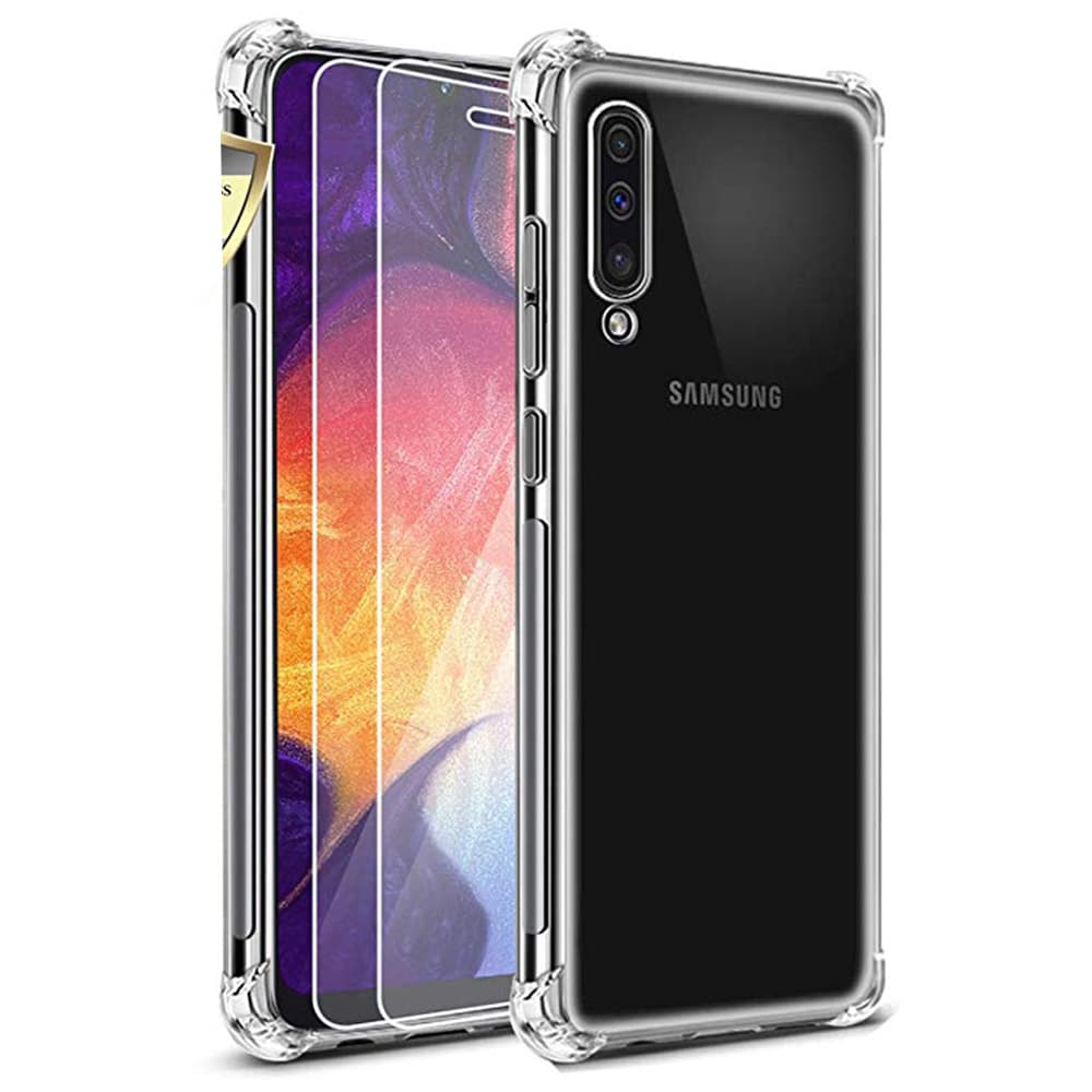 Samsung Galaxy A50 - Stötdämpande (Tjocka Hörn) Silikonskal