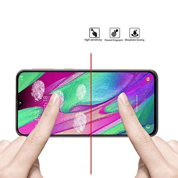 Skärmskydd 2.5D 2-PACK med Ram HD-Clear Screen-Fit Galaxy A50