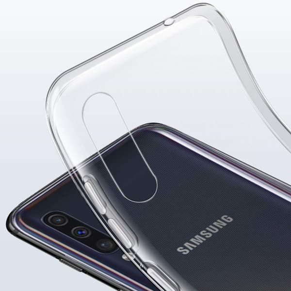 Skyddande Praktiskt Silikonskal - Samsung Galaxy A50