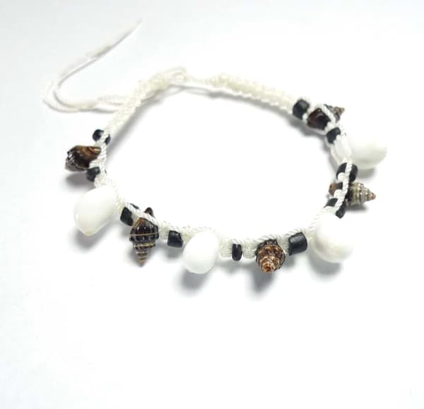 Ankelband/Armband snäckor 25-32cm