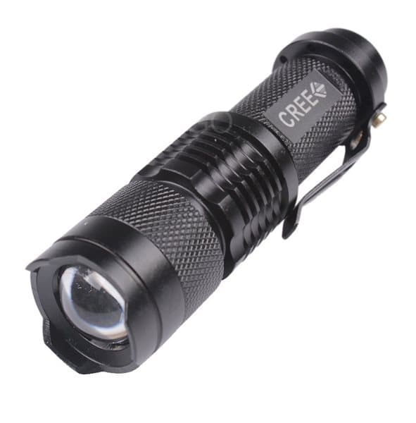 Praktiskt MINI CREE Q5 ficklampa 2000 Lumens