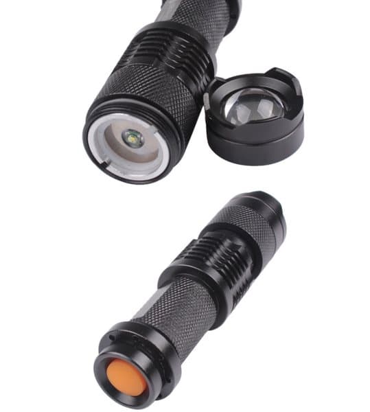 Praktiskt MINI CREE Q5 ficklampa 2000 Lumens
