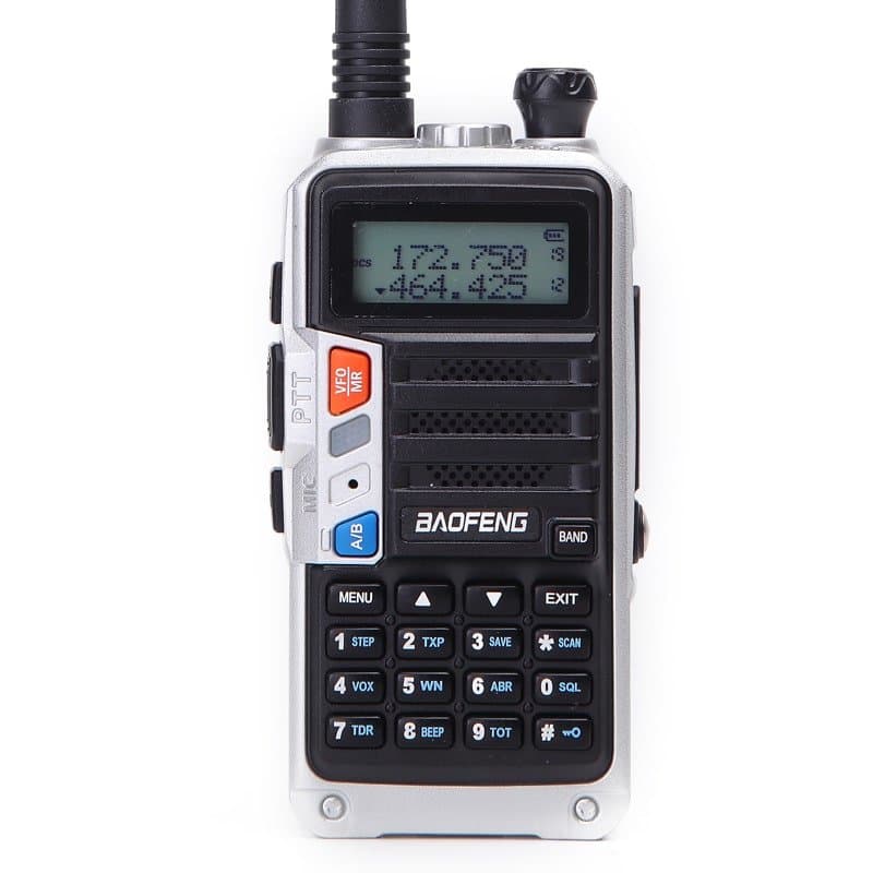 Walkie Talkie, Baofeng UV-S9 - Sølv