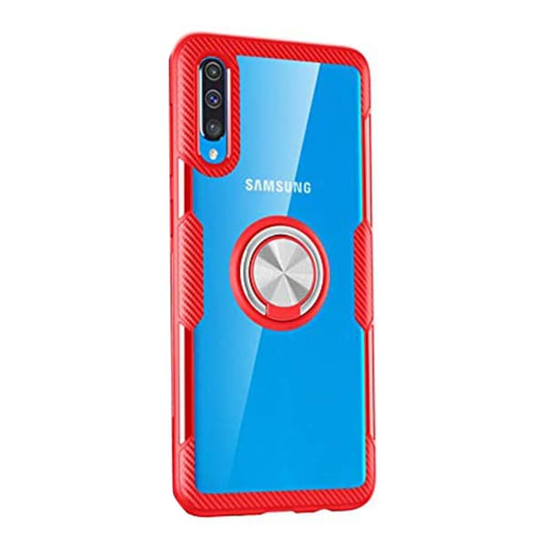 Kraftfullt Skal med Ringh�llare - Samsung Galaxy A50
