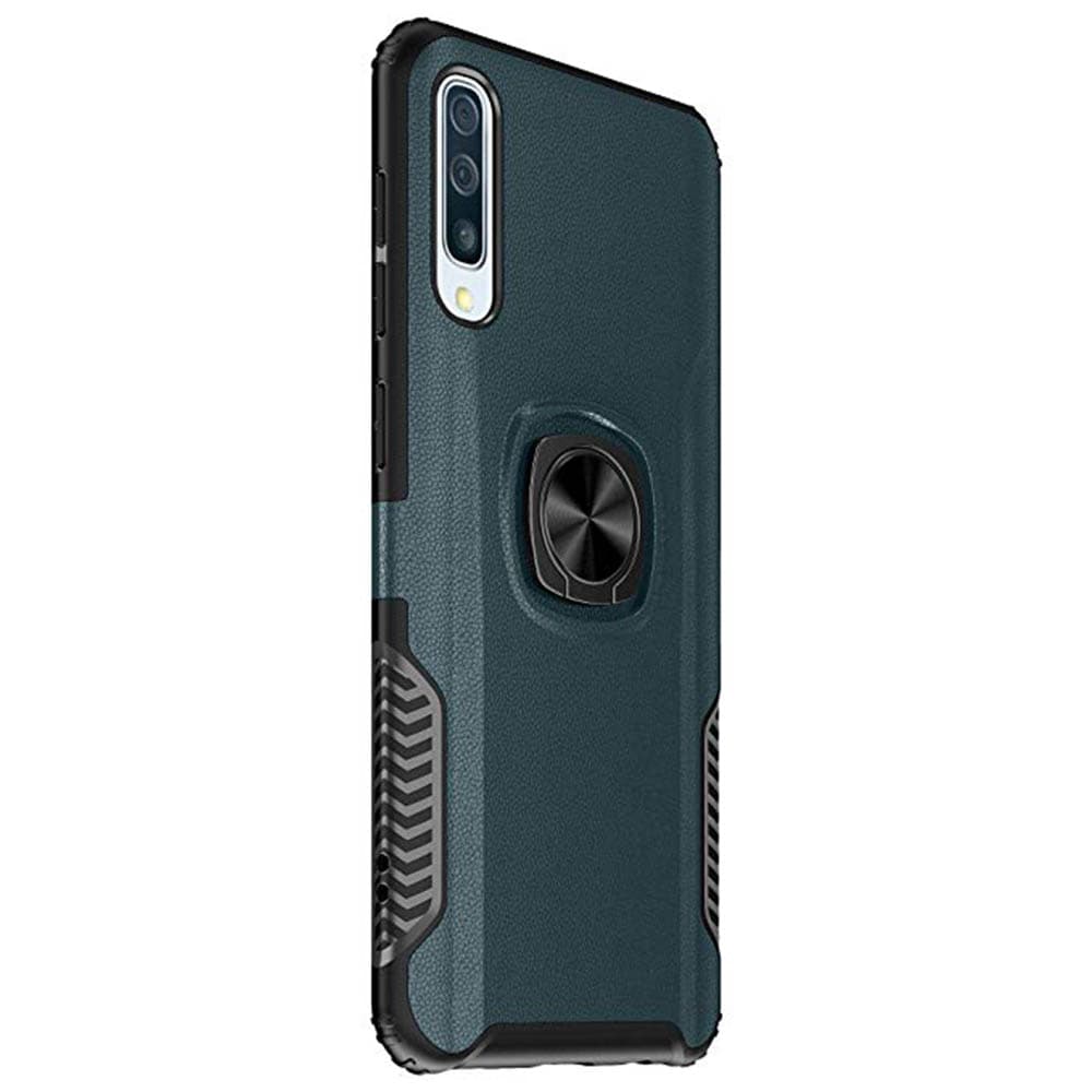 Samsung Galaxy A50 - Stilrent Skal med Ringhållare LEMAN