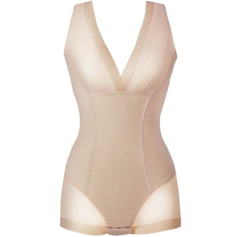 Shapewear Body Shaping undertøy, Beige - Størrelse XXL