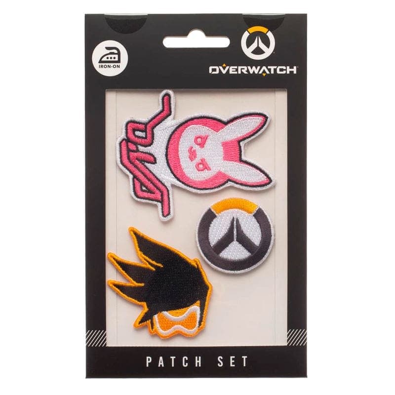 Overwatch, Patches - Logo, Tracer, D.Va