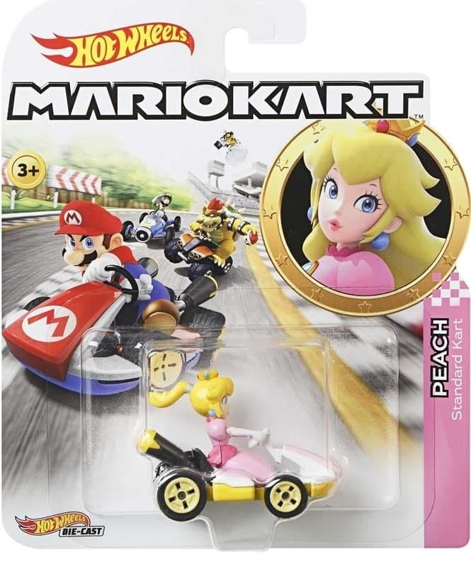 Hot Wheels Mario Kart - Peach Standard Kart
