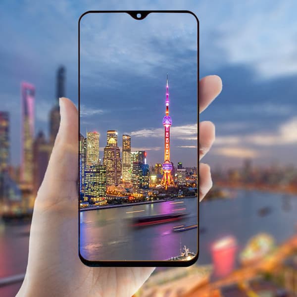 Samsung A20e | Skärmskydd | 2.5D | Ram | HD-Clear | Screen-Fit