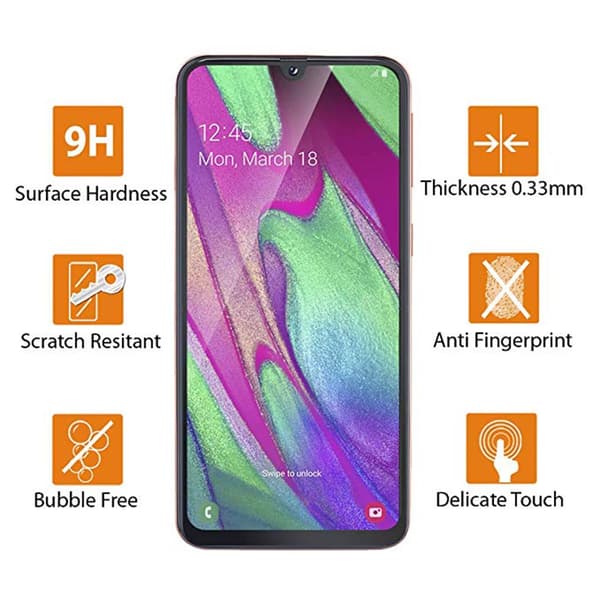 A40 Skärmskydd 2.5D 4-PACK med Ram HD-Clear ProGuard