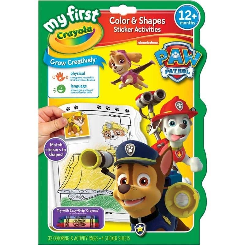 Crayola, Paw Patrol - Aktivitetsbok