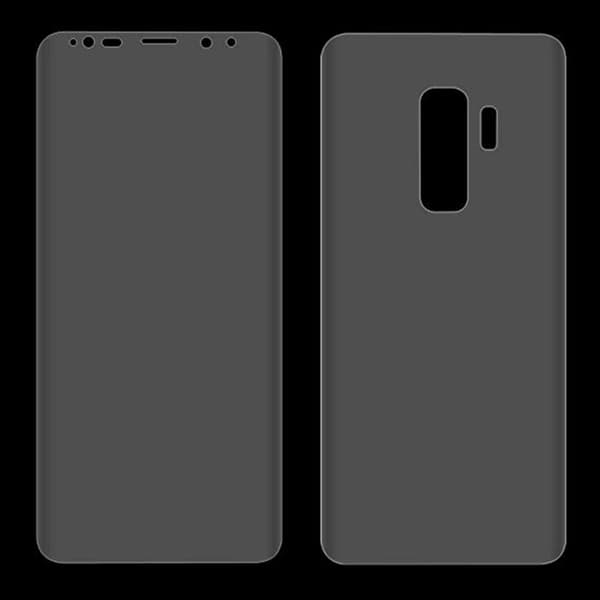S9+ Skärmskydd Fram- & Baksida 9H Nano-Soft HD-Clear