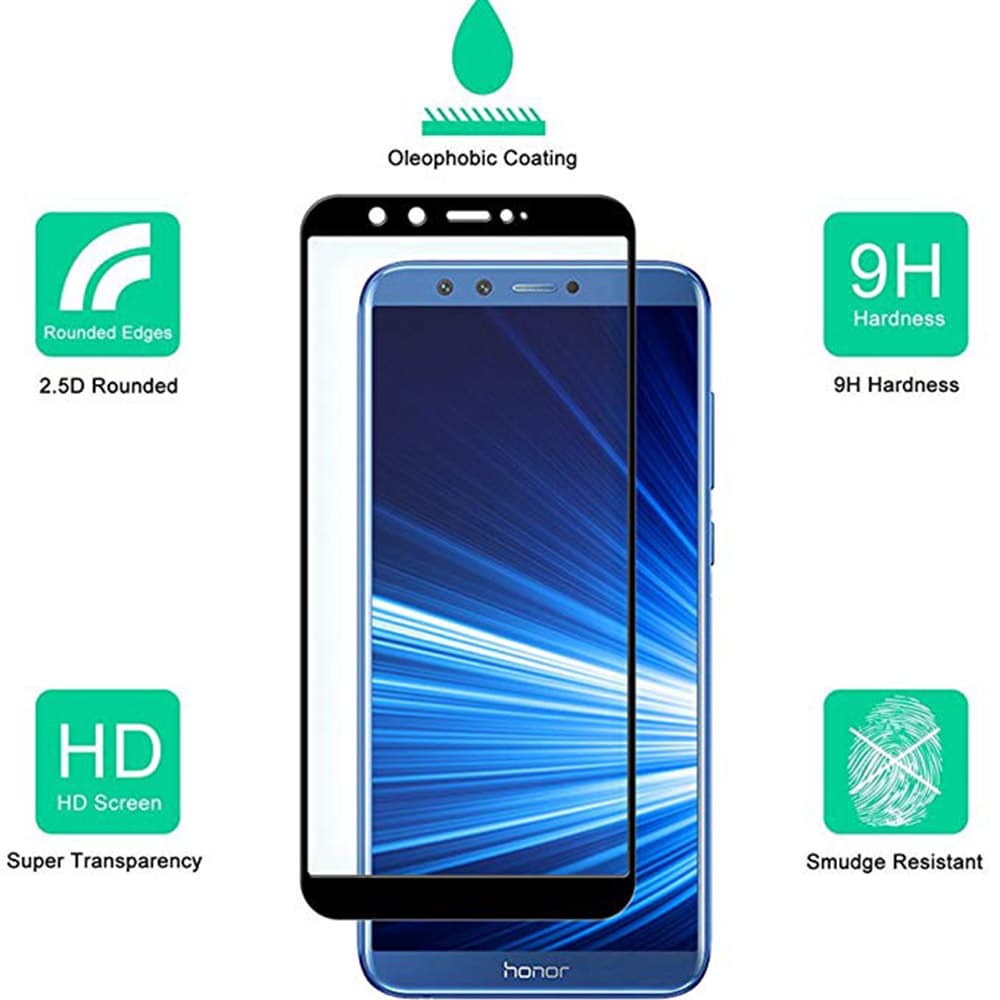 Skärmskydd 2.5D 2-PACK Ram 9H HD-Clear Screen-Fit Honor 9 Lite