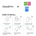 Miniatyrbild 4 av 11: Skärmskydd 2.5D 3-PACK med Ram 9H HD-Clear Screen-Fit Honor 10