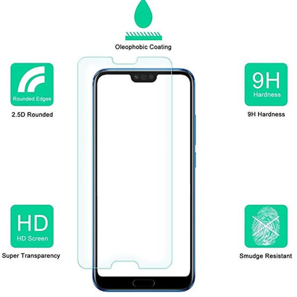Skärmskydd 2-PACK Standard 9H Screen-Fit HD-Clear Honor 10