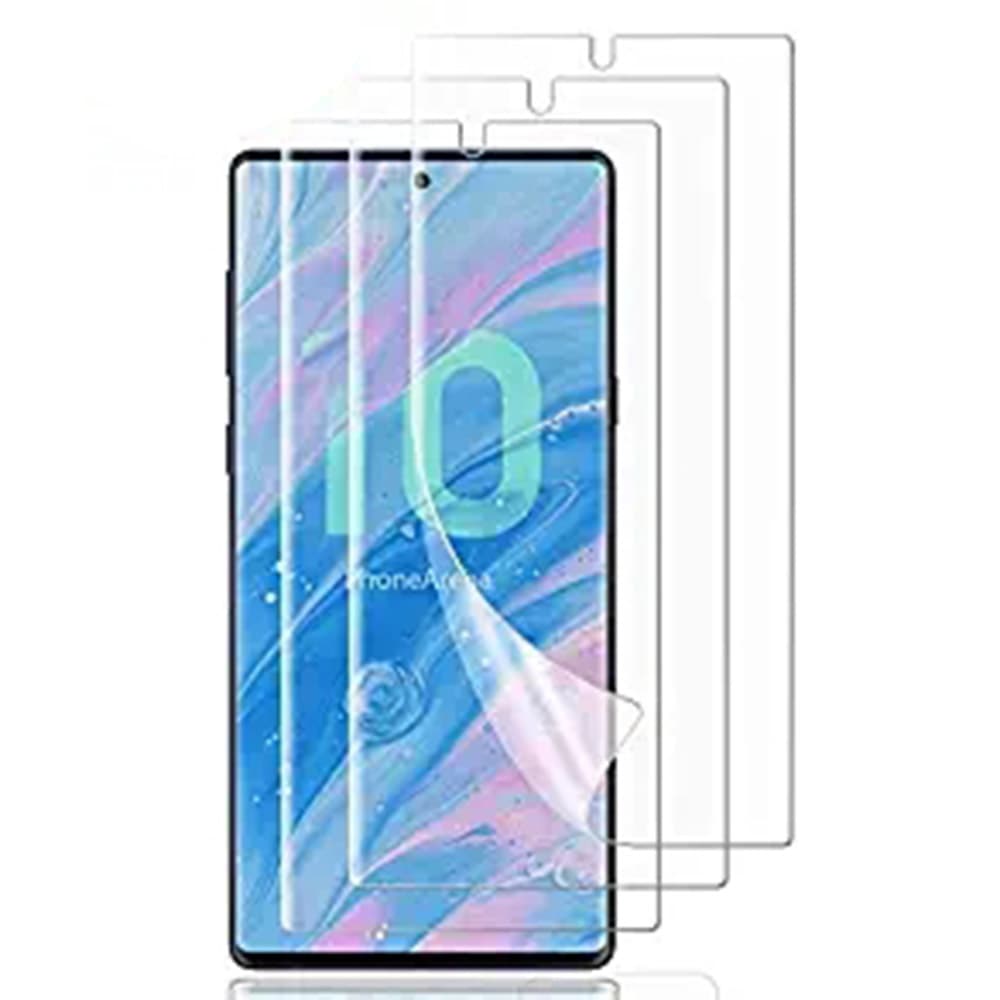 Note 10+ 3-PACK Skärmskydd 9H Nano-Soft Screen-Fit HD-Clear