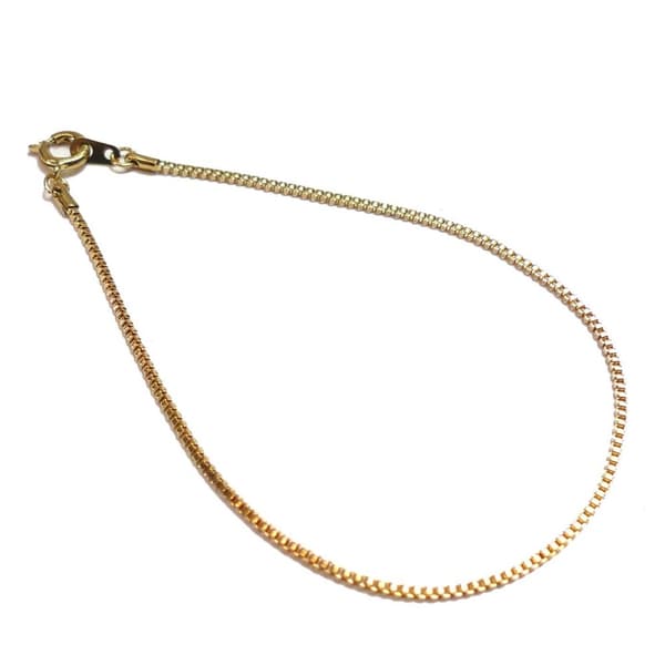 Ankelkedja 22cm Guld