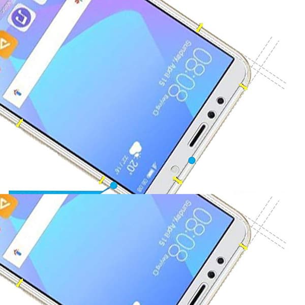 5-PACK Huawei Y6 2018 - Standard Skärmskydd (HuTech)