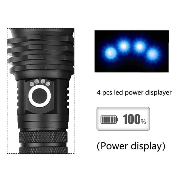 Slittålig Ficklampa (XHP50 LED)