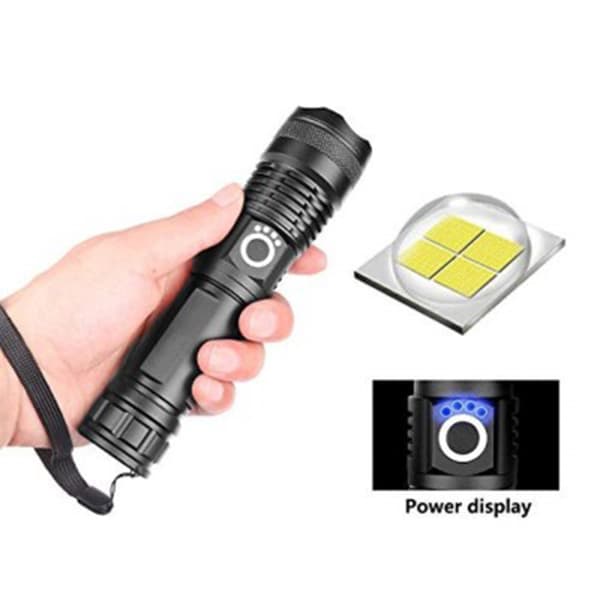 Praktiskt XHP50 LED Ficklampa