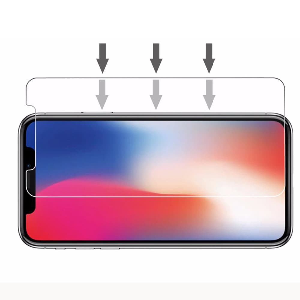 iPhone X/XS Skärmskydd 4-PACK Standard 9H Screen-Fit HD-Clear