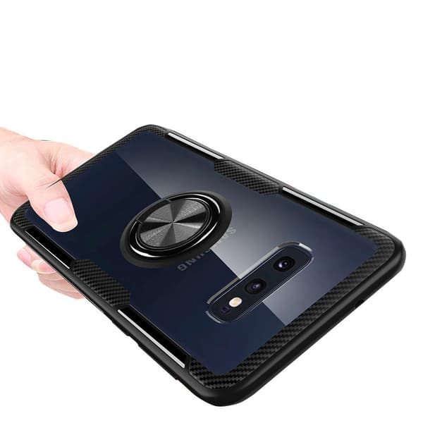 Slittåligt Skal med Ringhållare - Samsung Galaxy S10 Plus