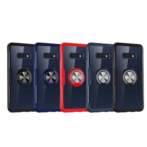 Slittåligt Skal med Ringhållare - Samsung Galaxy S10 Plus