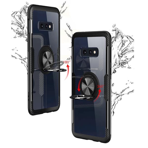 Slittåligt Skal med Ringhållare - Samsung Galaxy S10 Plus