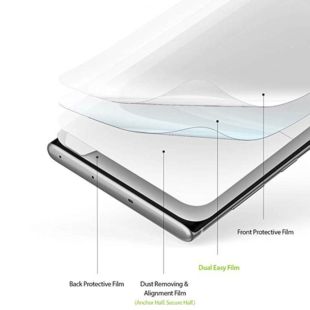 ProGuard Note10 3-PACK Fram- & Baksida 9H Nano-Soft HD-Clear