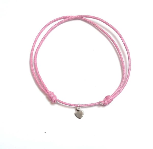Reglerbart Fotband Rosa Med Hjärta