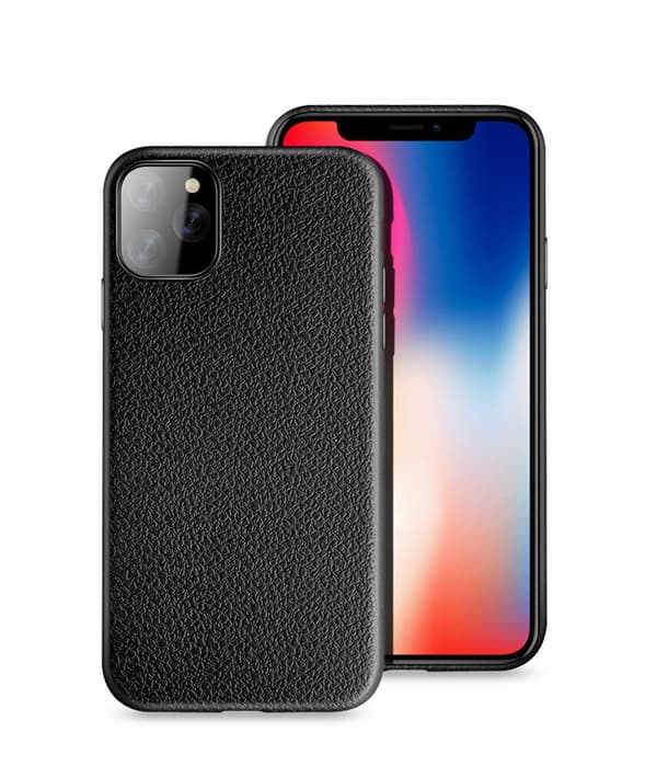 iPhone 11 Läderskal Svart Tunt