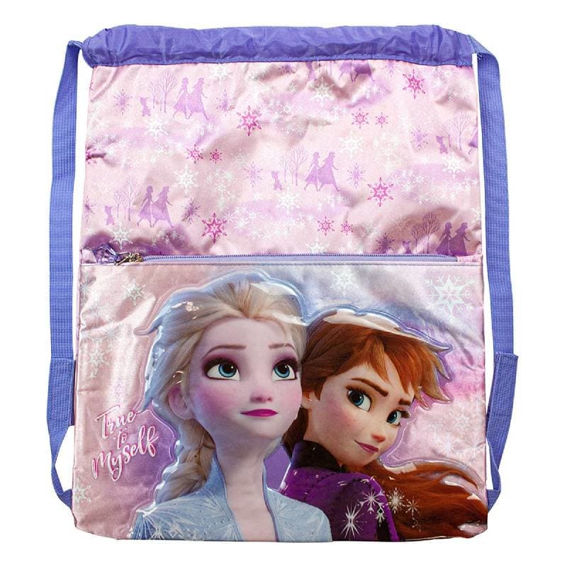 Frozen 2 / Frost 2, Rosa Gymbag - Elsa og Anna