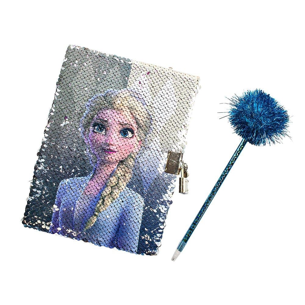 Frozen 2 / Frost 2, Dagbok med Penna - Paljetter