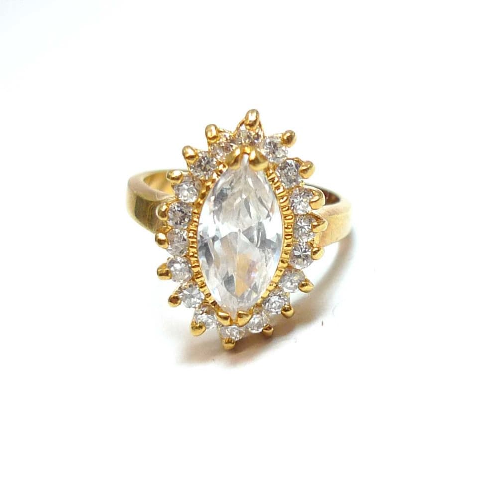 Ring 14K Gulddoublé 16mm