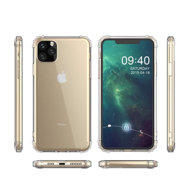 iPhone 11 Pro Max Mjukt Transparent Skal