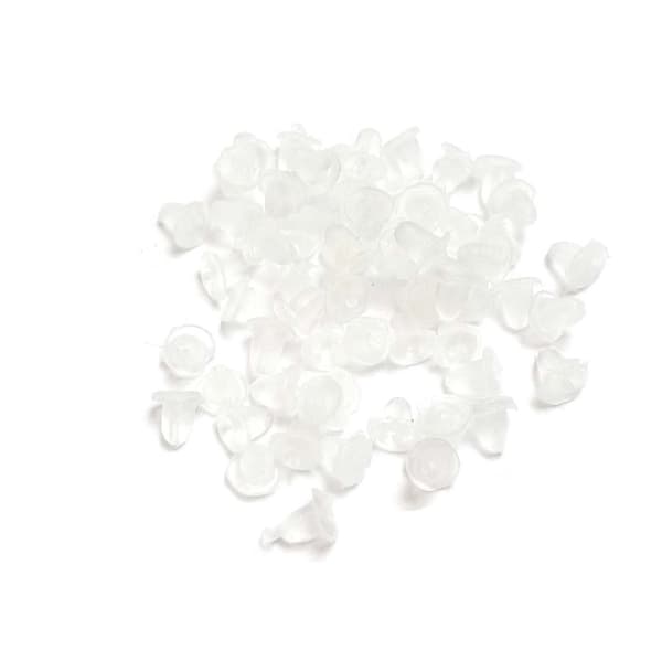 Bakstycken för örhängen av plast 30-pack