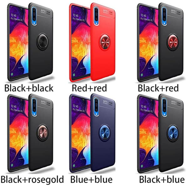 Samsung Galaxy A70 - Skal med Ringhållare