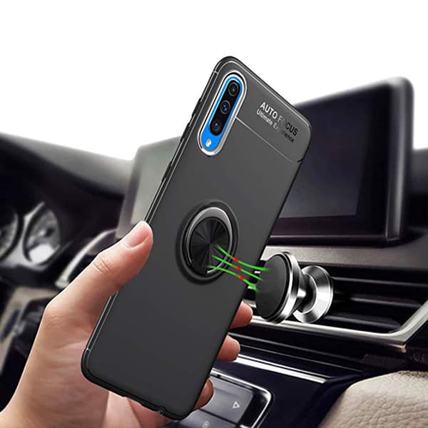 Samsung Galaxy A70 - Skal med Ringhållare