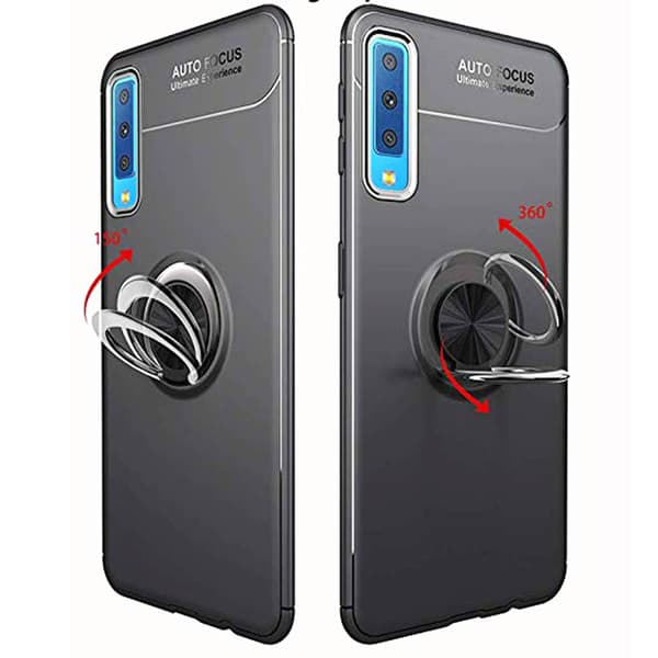 Samsung Galaxy A70 - Skal med Ringhållare