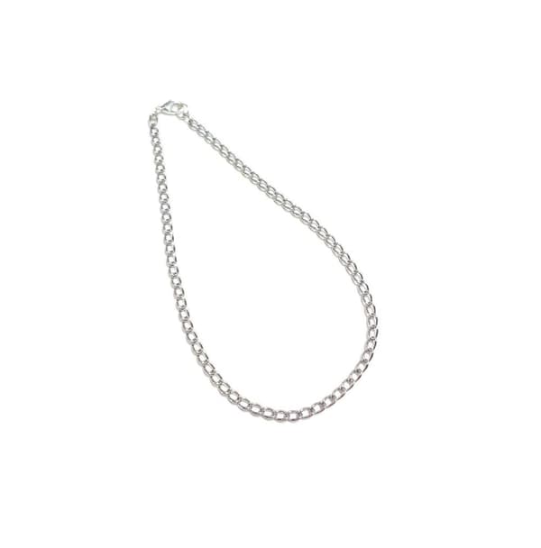 Ankellänk 25cm Platinerad