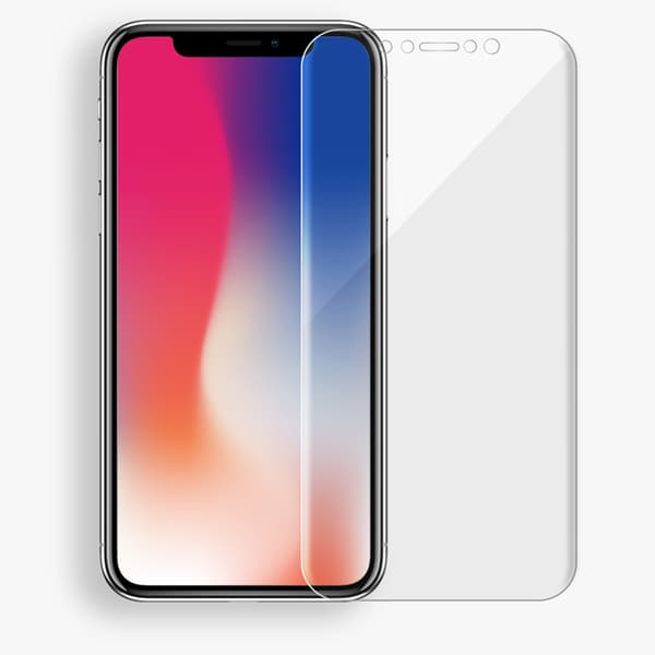 Fram- & Baksida iPhone XS Max 2-PACK Skärmskydd 9H Nano-Soft