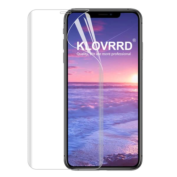 Fram- & Baksida iPhone XS Max 2-PACK Skärmskydd 9H Nano-Soft
