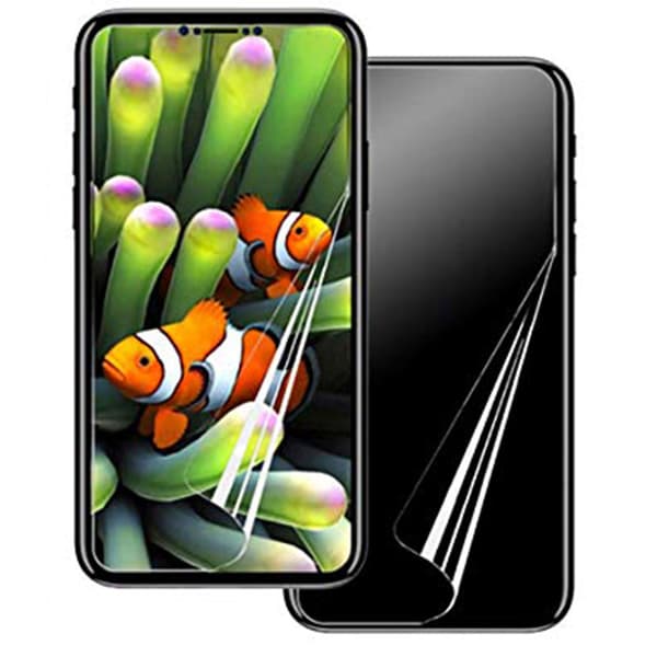 Fram- & Baksida iPhone XS Max 2-PACK Skärmskydd 9H Nano-Soft