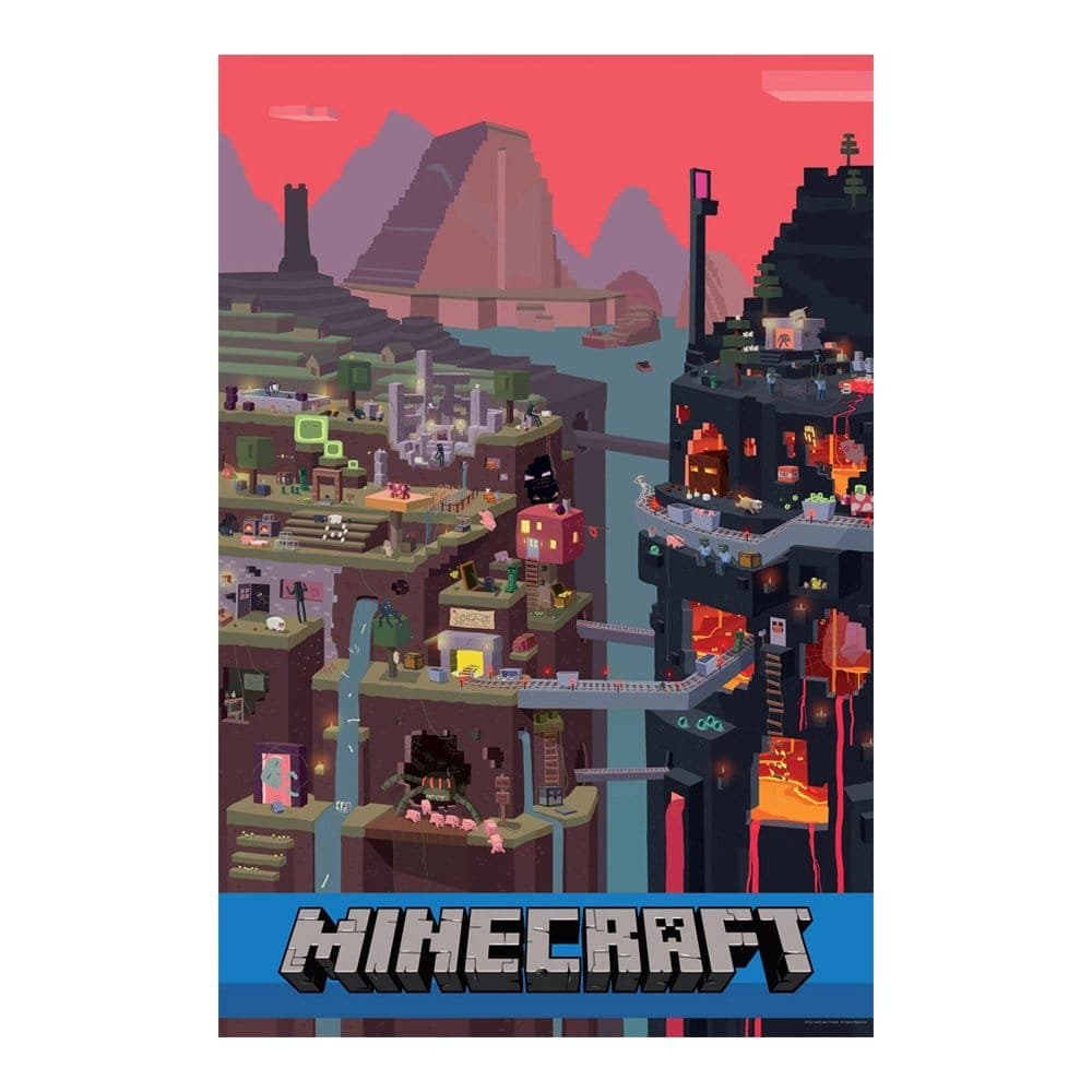 Minecraft, Maxi Plakat - World