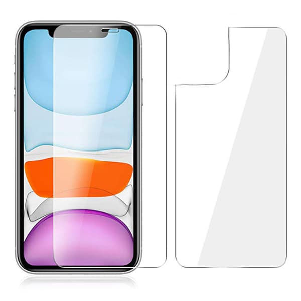 2.5D Fram- & Baksida 3-PACK Skärmskydd 9H HD-Clear iPhone 11 Pro