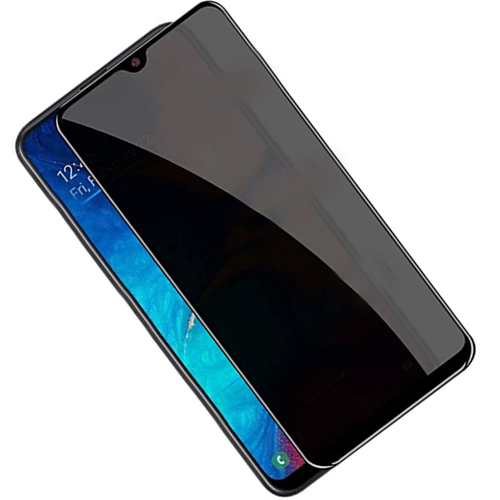 Samsung A70 Anti-Spy 2.5D Skärmskydd Ram 9H