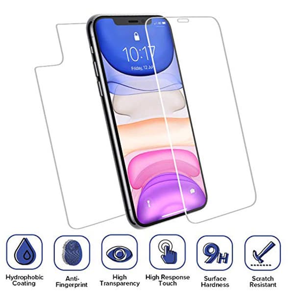 iPhone 11 Pro 2-PACK Fram- & Baksida 2.5D Skärmskydd 9H ProGuard