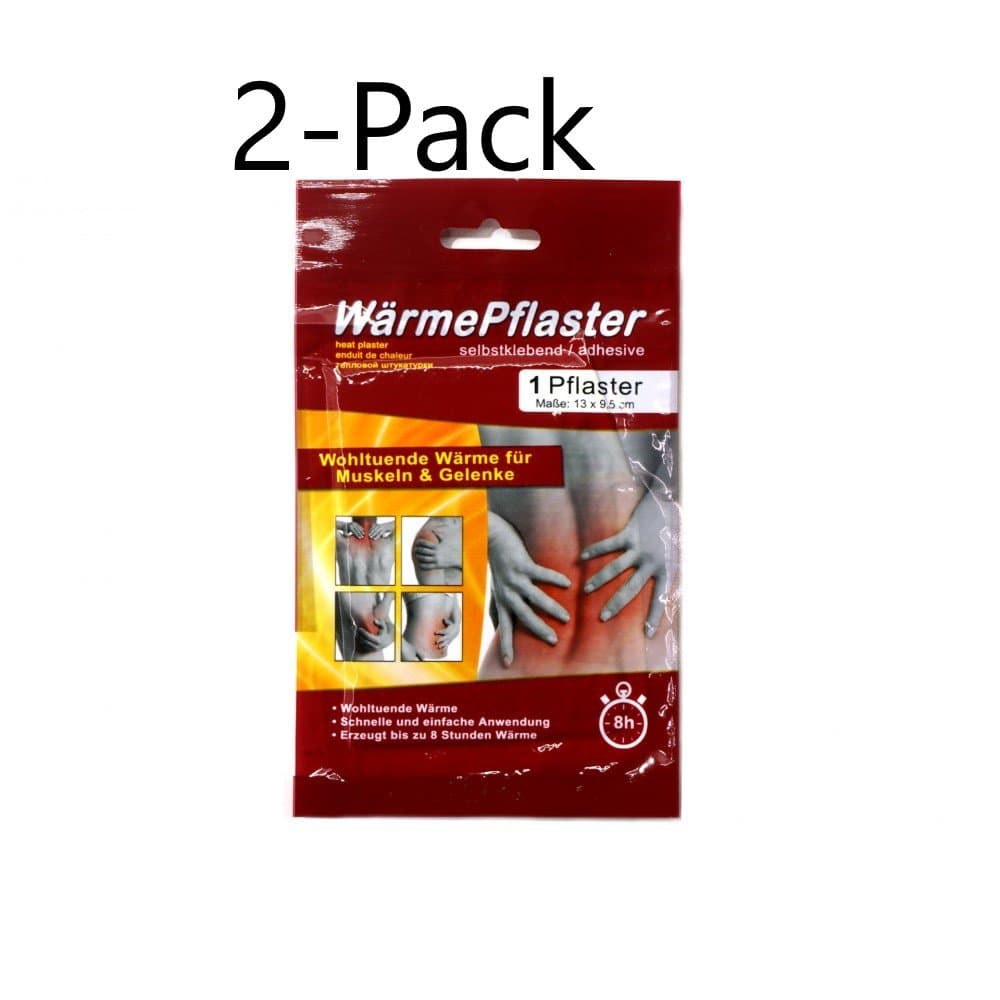 2-Pack Värmeplåster 13x9,5cm
