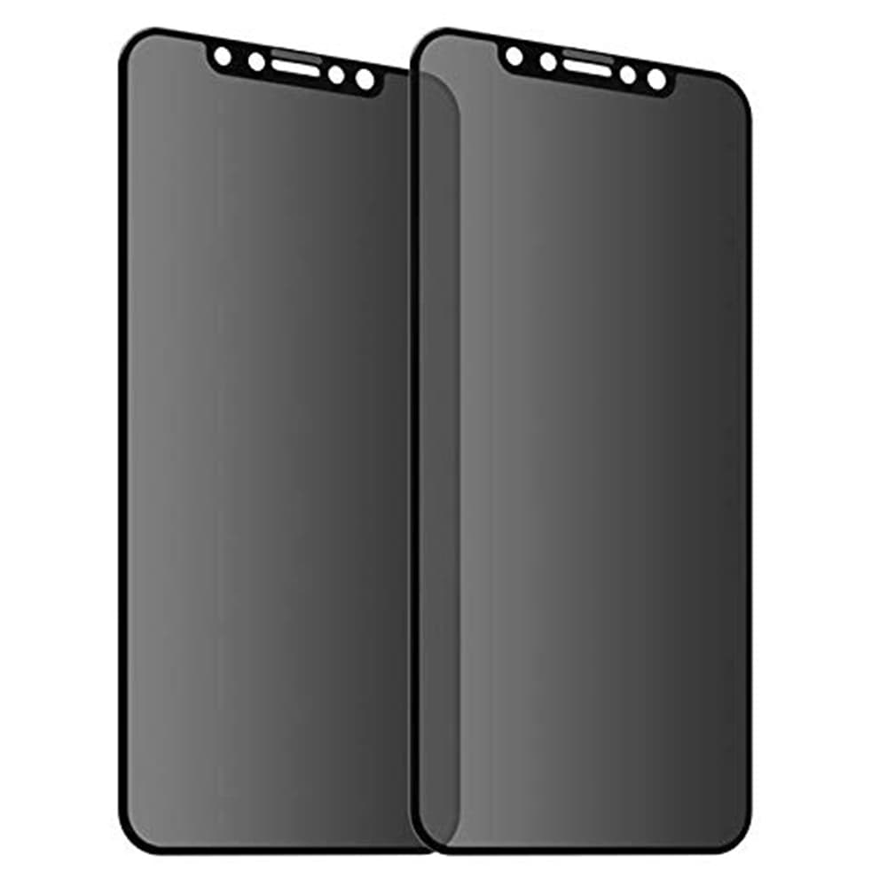 iPhone 11 Pro Max 2-PACK FullCover Anti-Spy Skärmskydd 9H