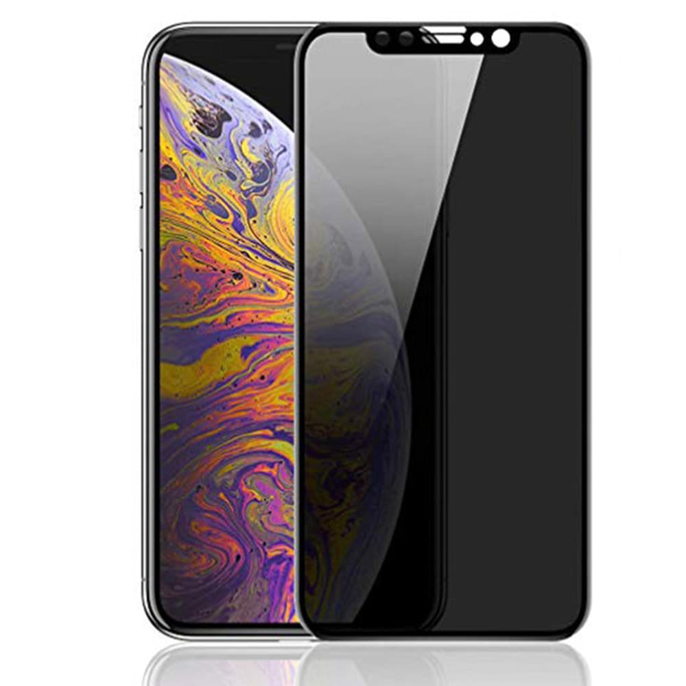 iPhone 11 Pro Max 2-PACK FullCover Anti-Spy Skärmskydd 9H